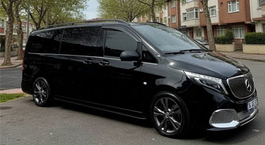 luxury van with driver in istanbul istaur travel chauffeur service maybach vito